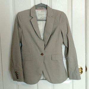 Banana Republic Taupe Blazer Stretch 0